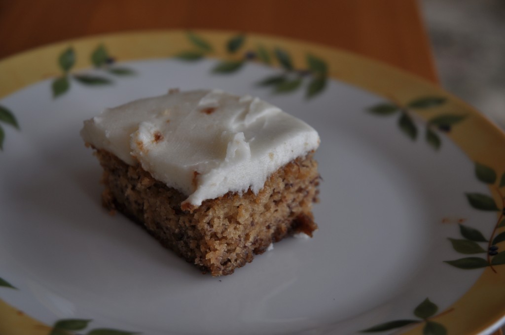 *gluten-free* banana cake.