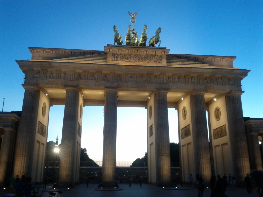 The famous Brandenburger Gate.